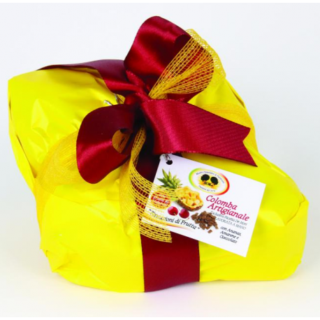 Colomba artigianale "tentazione alla frutta" De Mori 500 gr