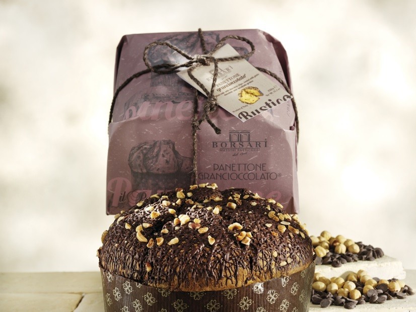 Panettone Gran Cioccolato Basso 1 kg Borsari