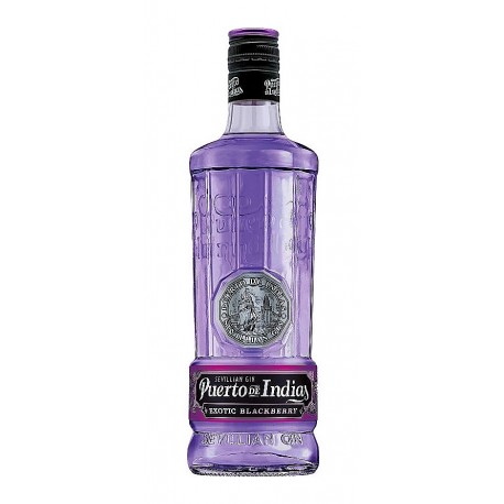 Blackberry Premium Gin 70 cl - Puerto de Indias