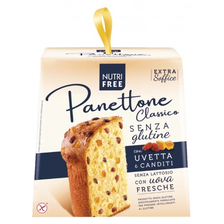 Panettone senza glutine e senza Canditi 600 gr - NutriFree